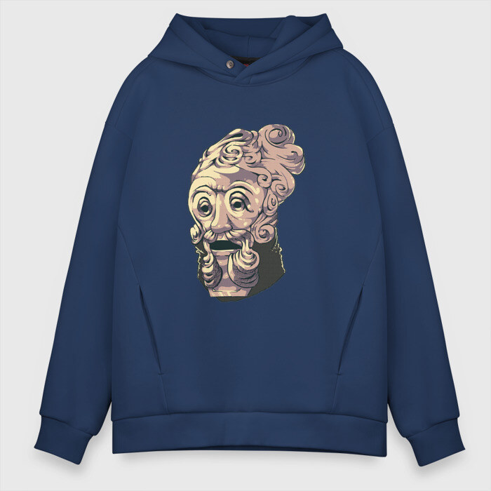 Мужское худи Oversize хлопок Giant Dad 2 фото