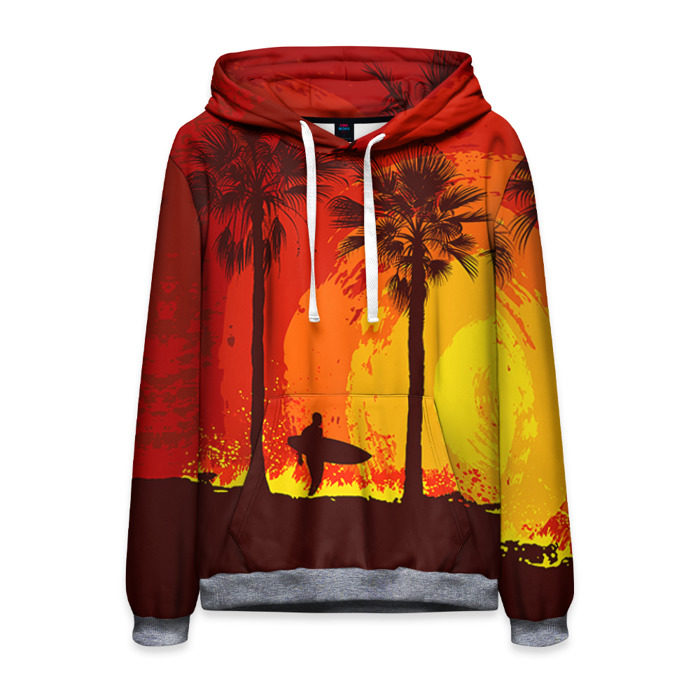 Мужская толстовка 3D Summer Surf фото