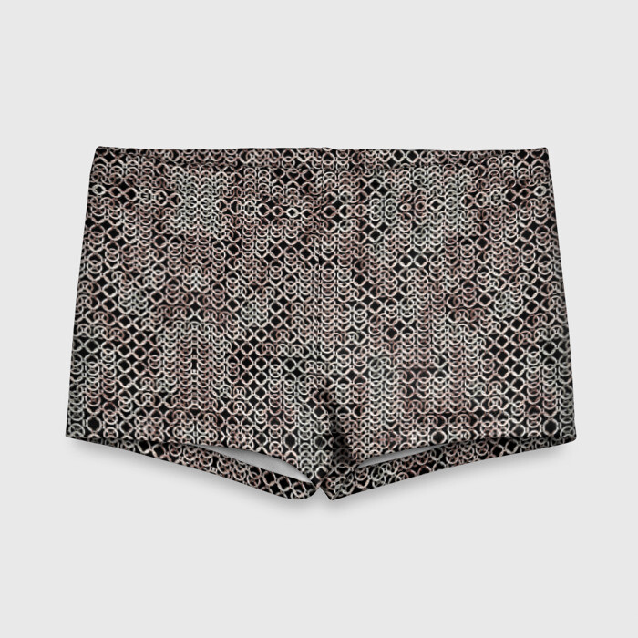 Детские купальные плавки 3D Кольчуга фото