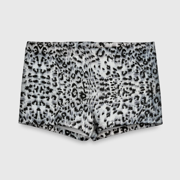 Детские купальные плавки 3D White Jaguar фото