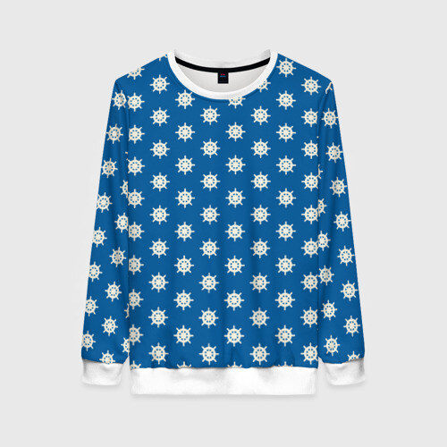 Женский свитшот 3D Штурвал фото