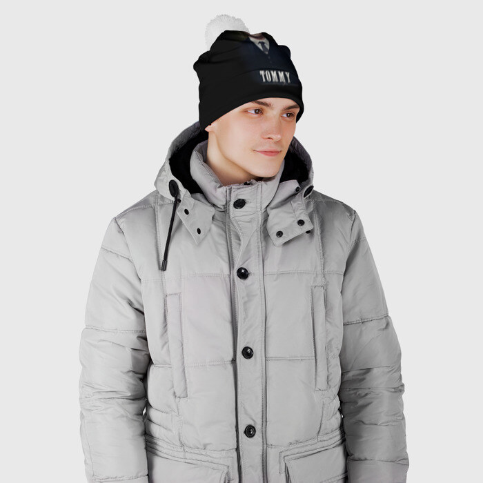 Шапка 3D c помпоном Peaky Blinders 2 фото