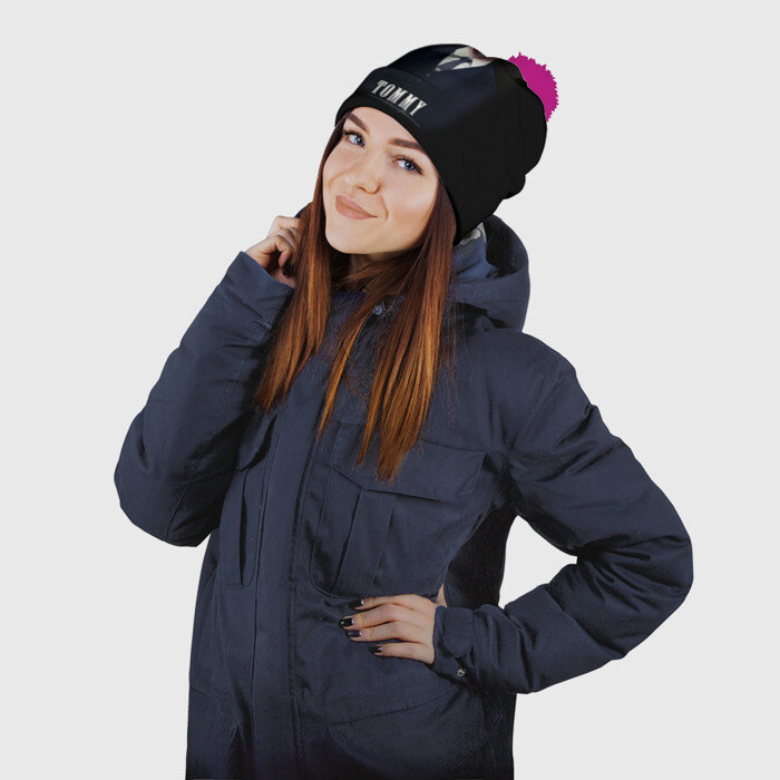 Шапка 3D c помпоном Peaky Blinders 2 фото