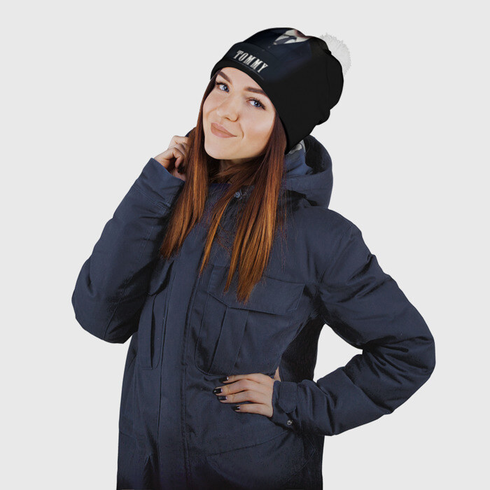 Шапка 3D c помпоном Peaky Blinders 2 фото