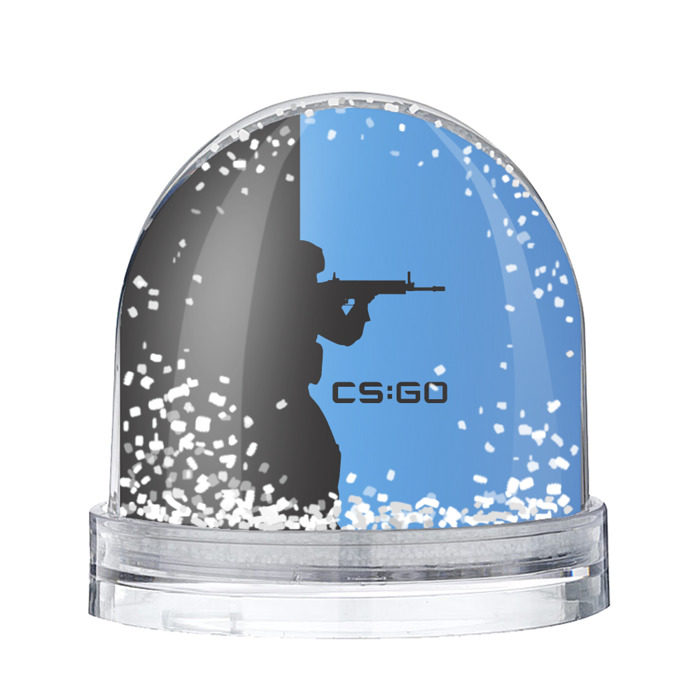 Снежный шар CS:GO Силуэт фото