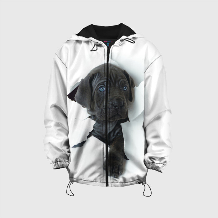 Детская куртка 3D щенок Кане Корсо фото