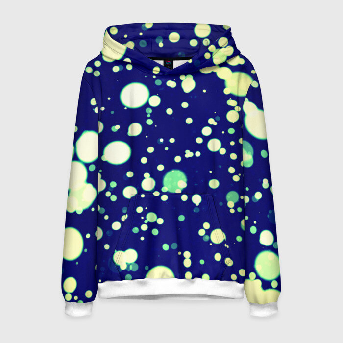 Мужская толстовка 3D Блики света фото