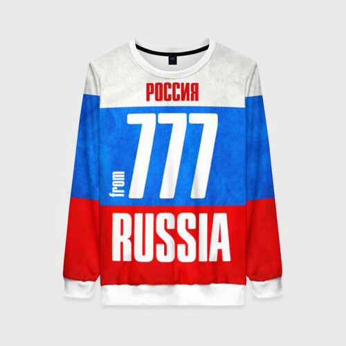 Женский свитшот 3D Russia (from 777) фото