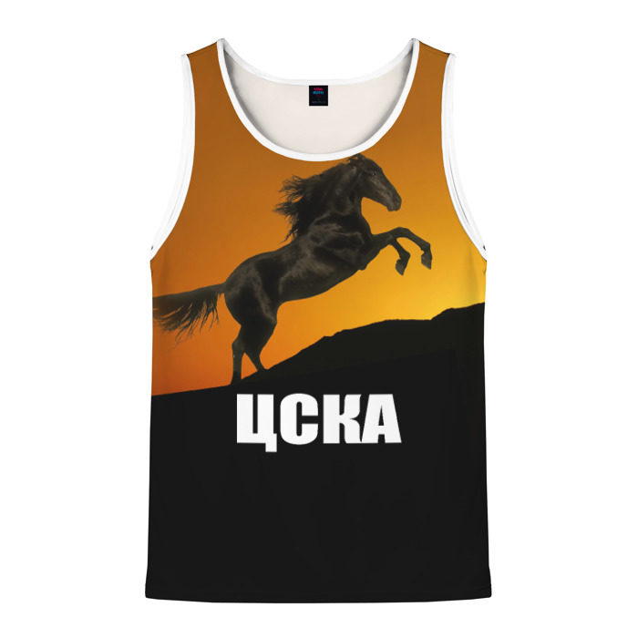 Мужская майка 3D ЦСКА gold фото