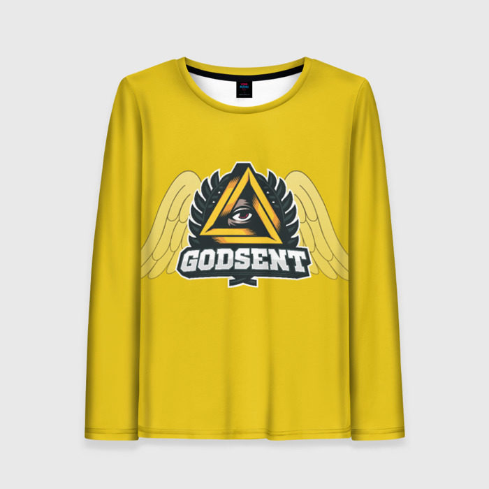 Женский лонгслив 3D Godsent team фото