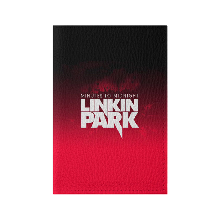 Обложка для паспорта матовая кожа Linkin Park фото