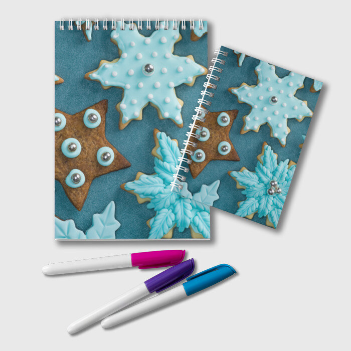 Блокнот Новогоднее печенье фото