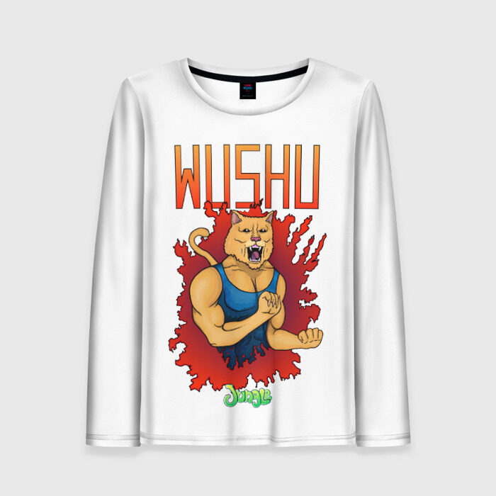 Женский лонгслив 3D WUSHU jungle фото