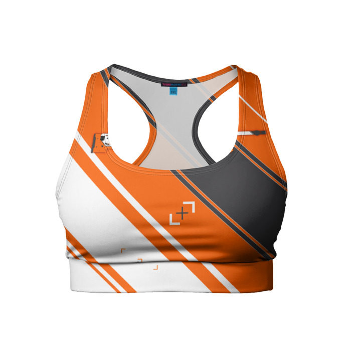 Женский спортивный топ 3D Asiimov фото