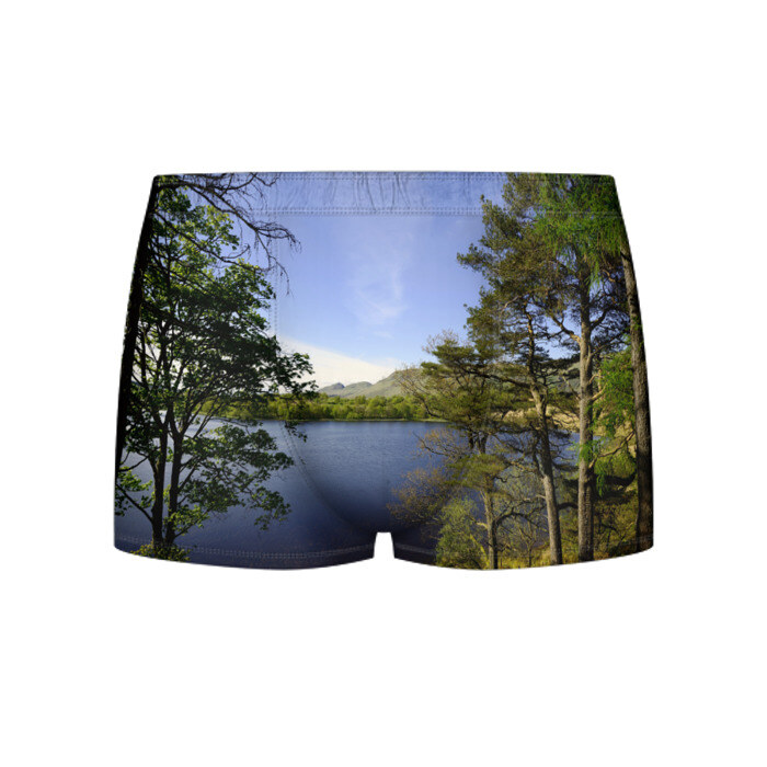 Мужские трусы 3D сосны фото