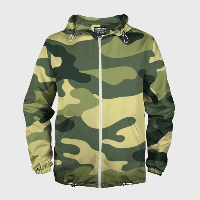 Мужская ветровка 3D камуфляж фото