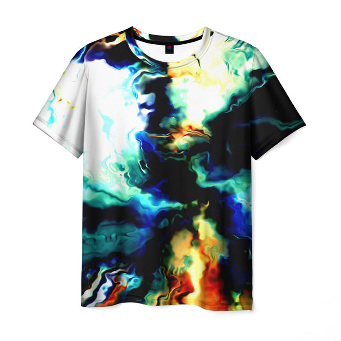 Мужская футболка 3D Размытие фото