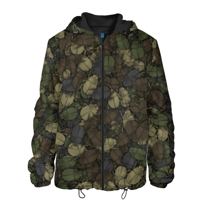 Мужская куртка 3D Камуфляж с жуками фото