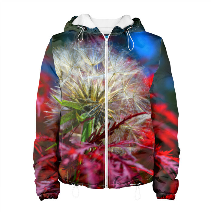 Женская куртка 3D Одуванчик фото