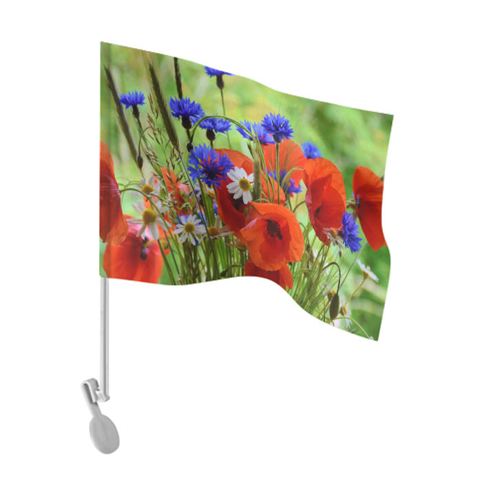 Флаг для автомобиля Маки 7 фото