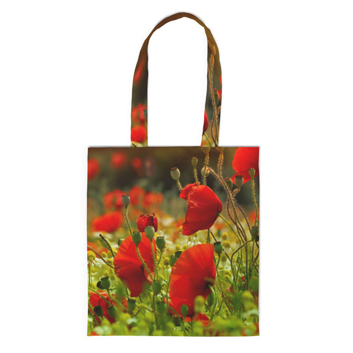 Сумка 3D повседневная Маки фото