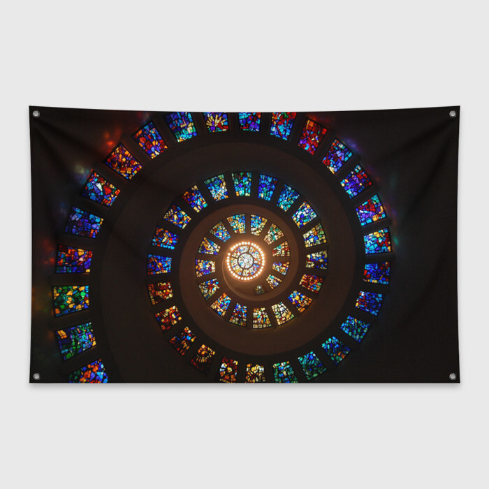 Флаг-баннер витражи фото