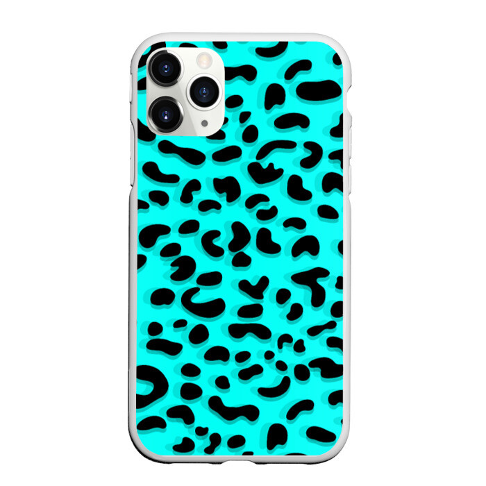 Чехол для iPhone 11 Pro матовый Леопард фото