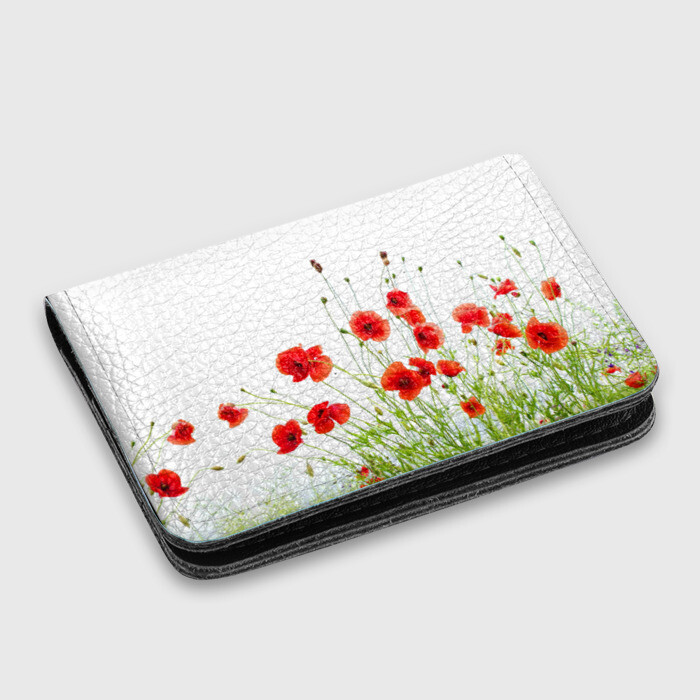 Картхолдер с принтом Маки фото