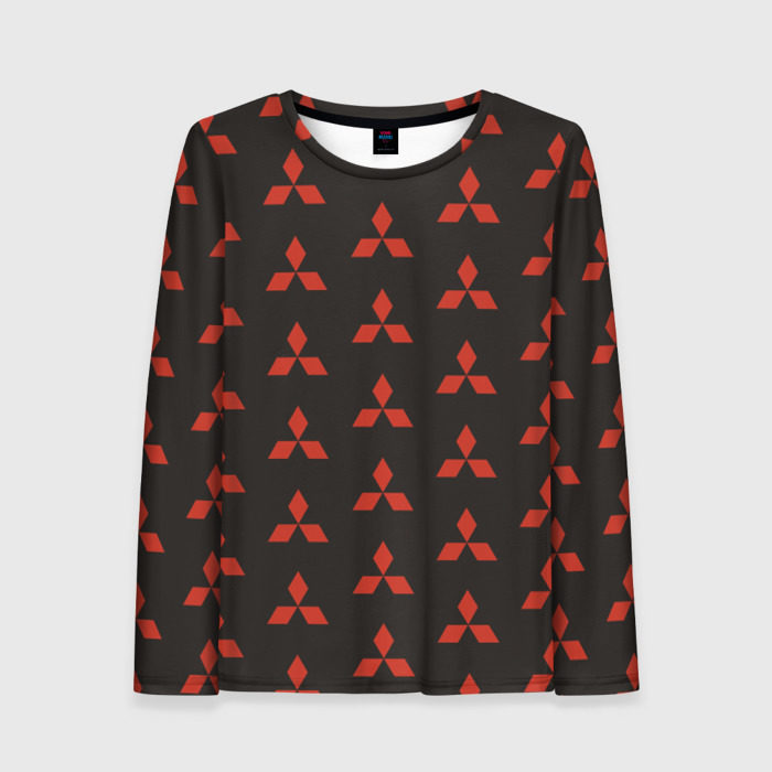 Женский лонгслив 3D Mitsubishi фото