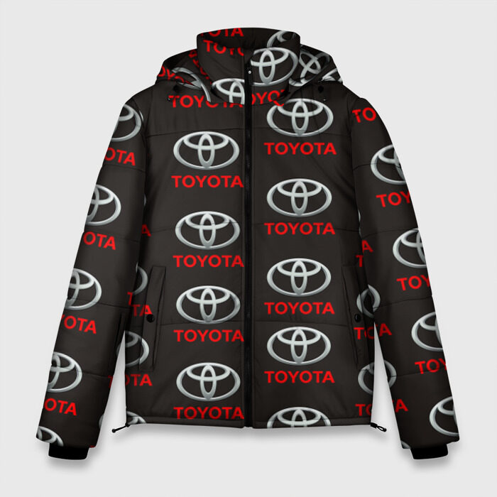 Мужская зимняя куртка 3D Toyota фото