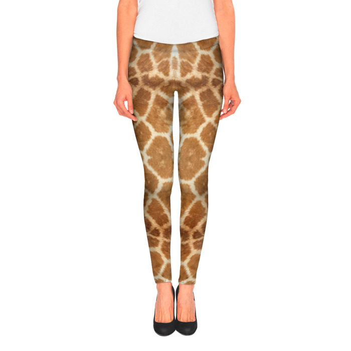 Леггинсы 3D Шкура Жирафа фото