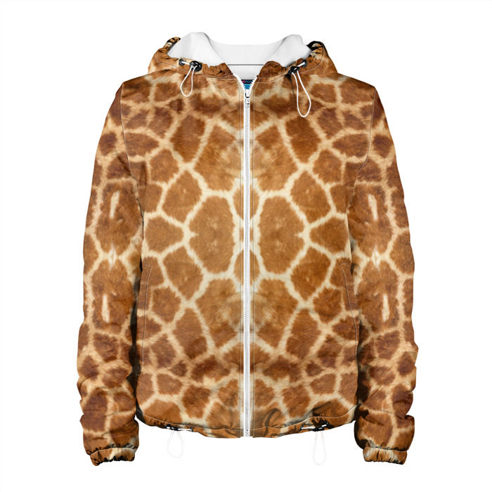Женская куртка 3D Шкура Жирафа фото
