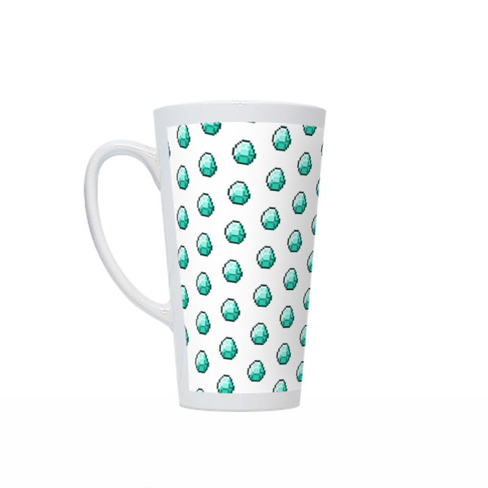 Кружка Латте Minecraft diamond фото