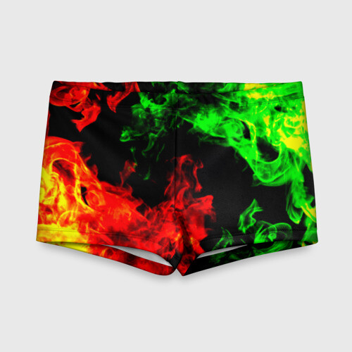 Детские купальные плавки 3D Огненная битва фото