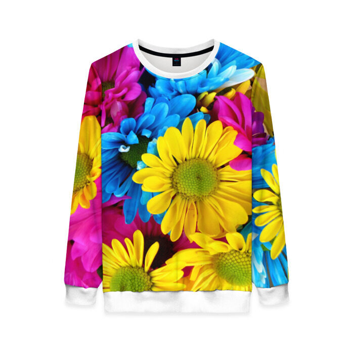 Женский свитшот 3D Прекрасное соцветие фото