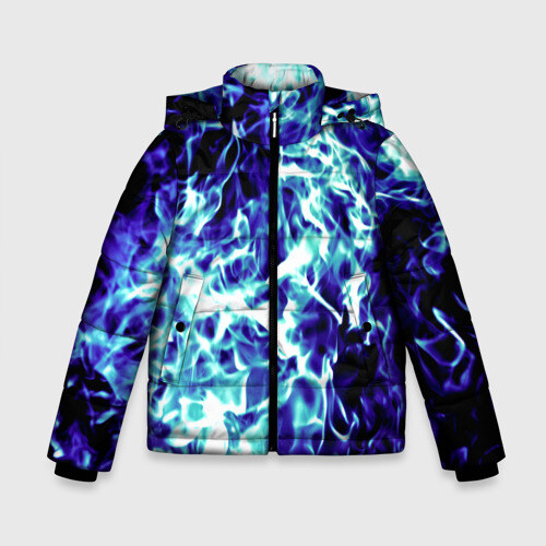 Зимняя куртка для мальчиков 3D Огненный фото