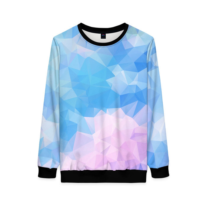 Женский свитшот 3D Triangulates фото