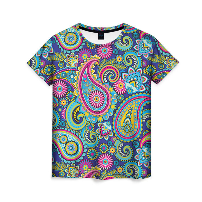 Женская футболка 3D Турецкий орнамент 4 фото