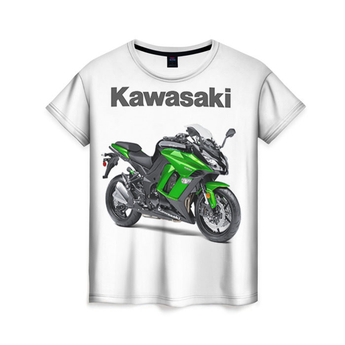 Женская футболка 3D Kawasaky Ninja 1000 фото