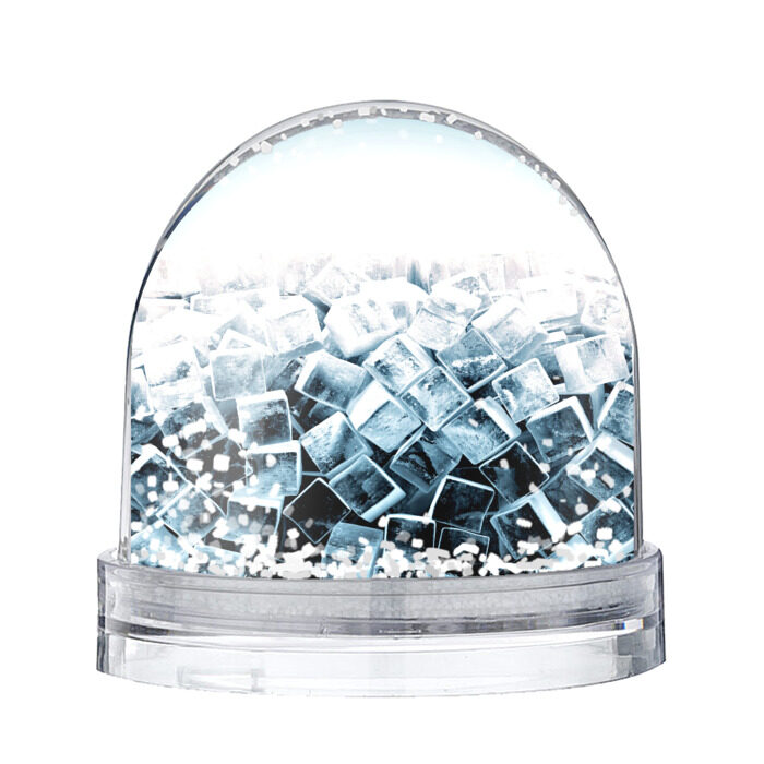 Снежный шар Кубики льда фото