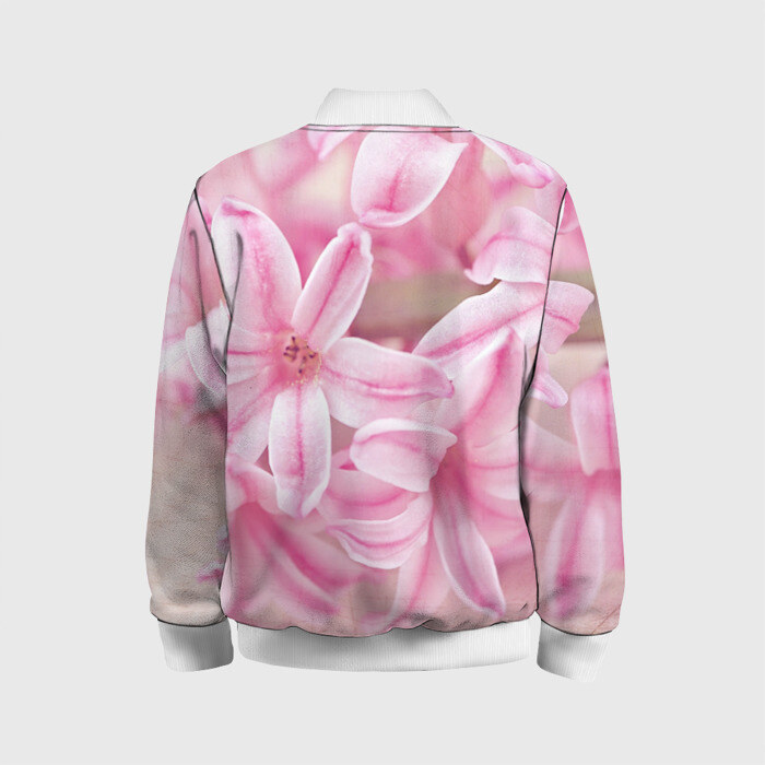 Детский бомбер 3D Нежные цветочки фото