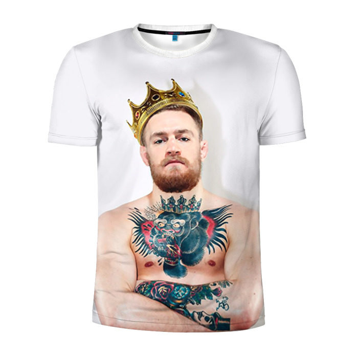 Мужская футболка 3D спортивная Конор Макгрегор 7 фото