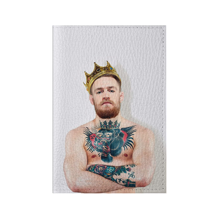 Обложка для паспорта матовая кожа Конор Макгрегор 7 фото