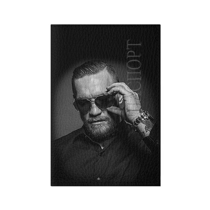 Обложка для паспорта матовая кожа Конор Макгрегор 27 фото