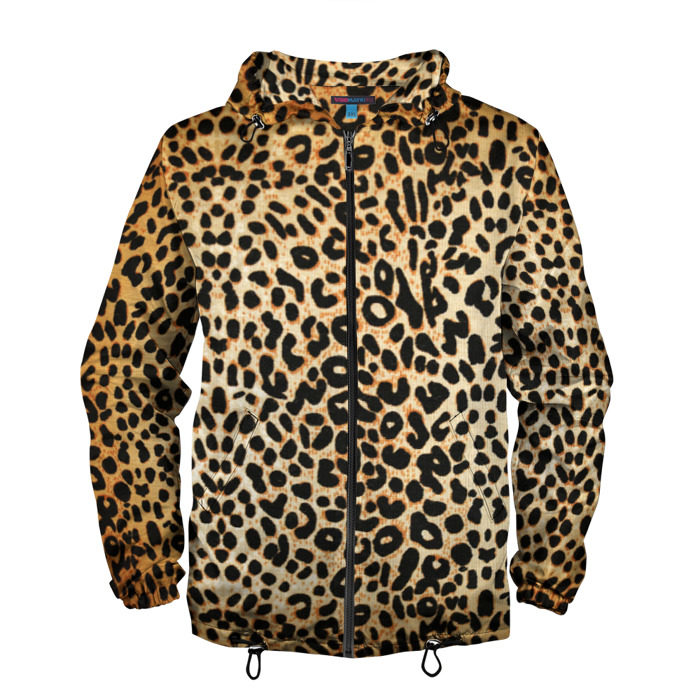 Мужская ветровка 3D Гепард (шкура) фото