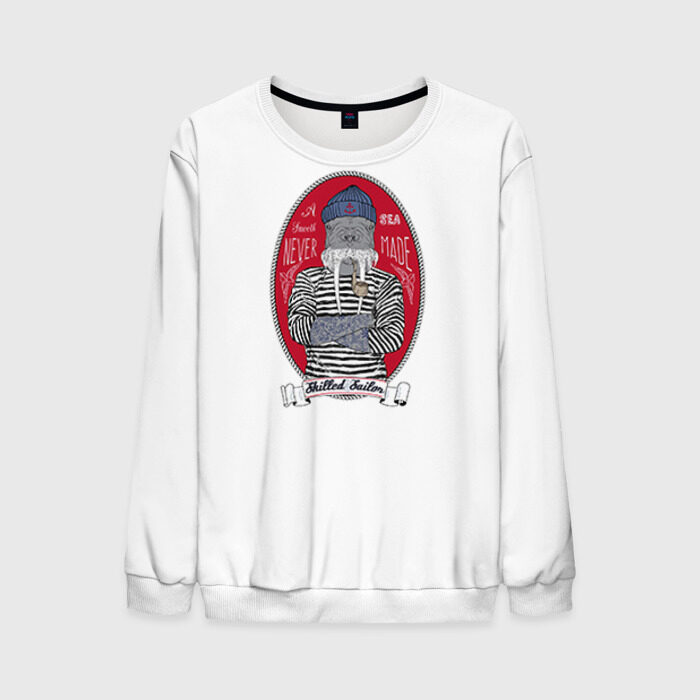 Мужской свитшот 3D Хипстер 23 фото