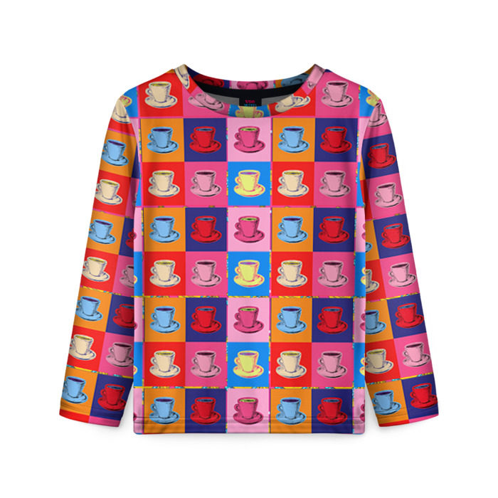 Детский лонгслив 3D Поп арт 18 фото