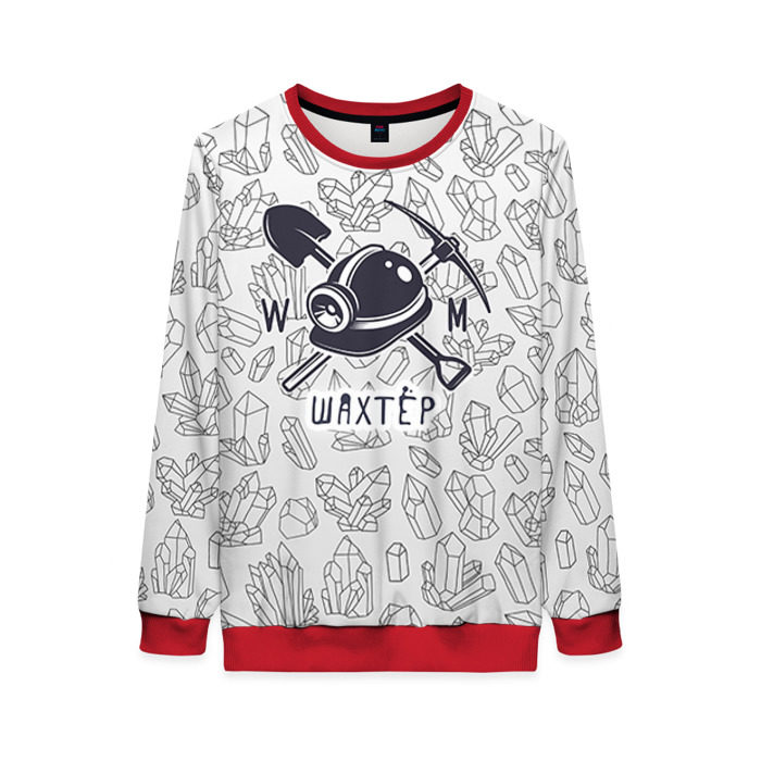 Женский свитшот 3D Шахтёр фото