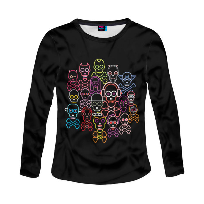 Женский лонгслив 3D Импрессионизм 5 фото