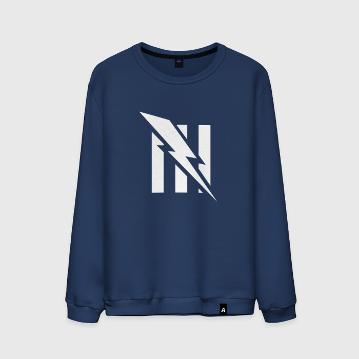 Мужской свитшот хлопок Unreal Tournament blue team фото